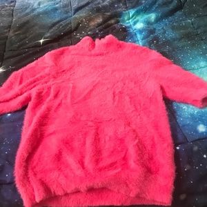 Hot pink winter top
